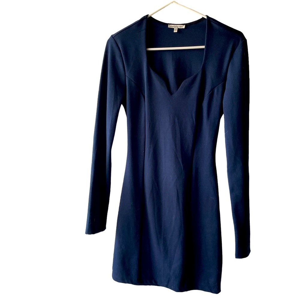 Long sleeve • bodycon dress • medium • Charlotte Russe • navy